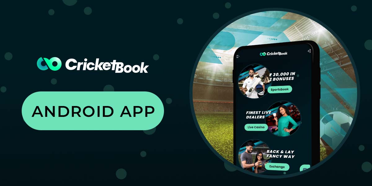 Install the Cricketbook Mobile App, available for Android devices