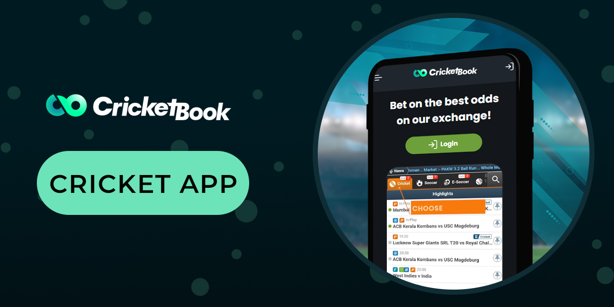 CricketBook mobile application download and installation process