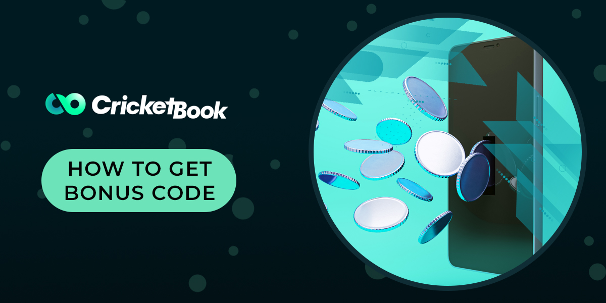 Step-by-step instructions on how fans of CricketBook can get a bonus code