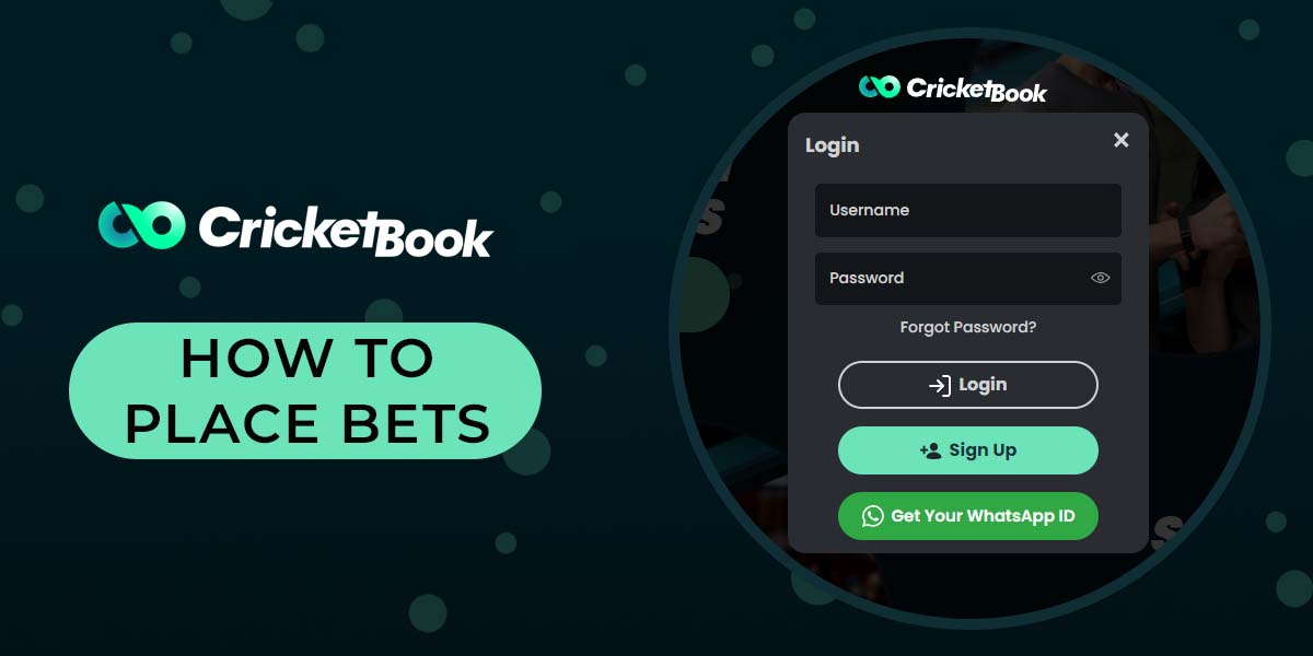STEP-by-step instruction on how to start betting on live events on CricketBook website