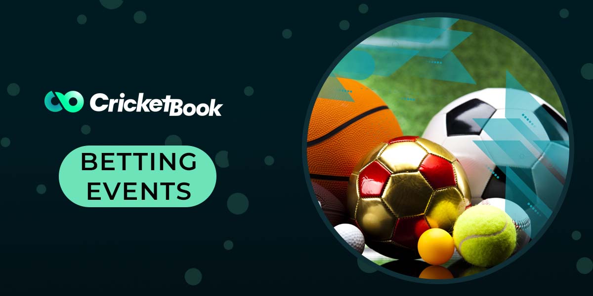 The most popular sporting events available on CricketBook for live betting