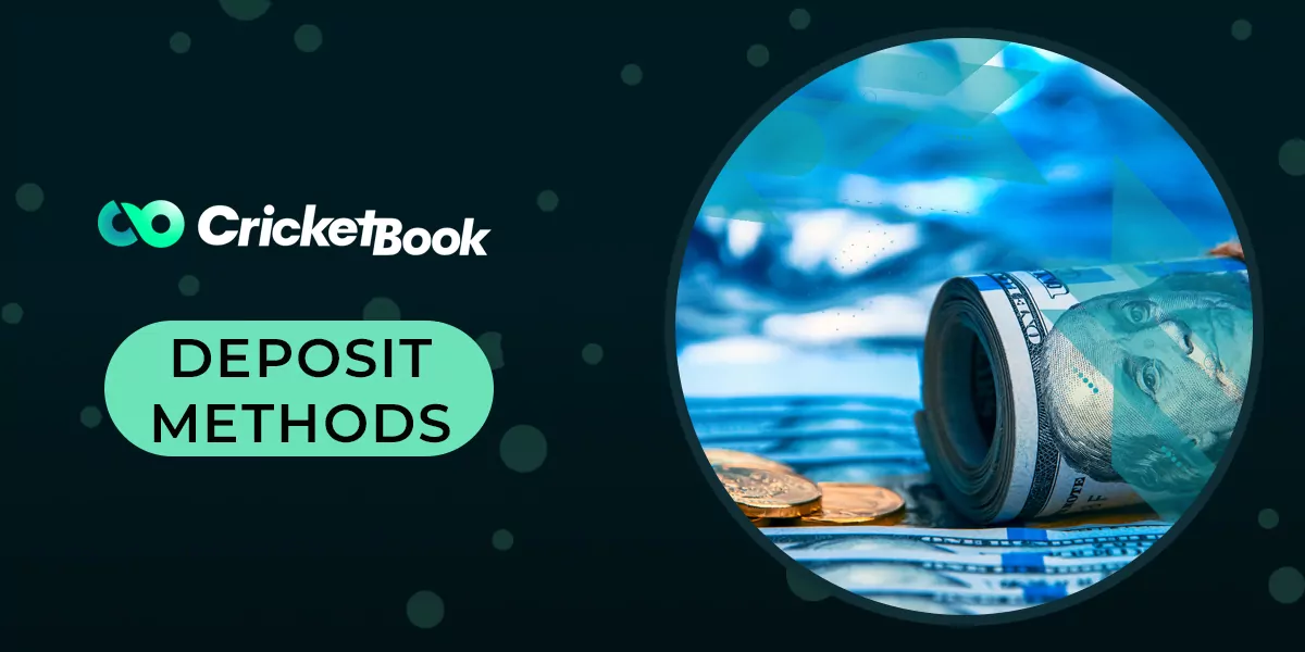 Methods available to Indian users to make a deposit on CricketBook