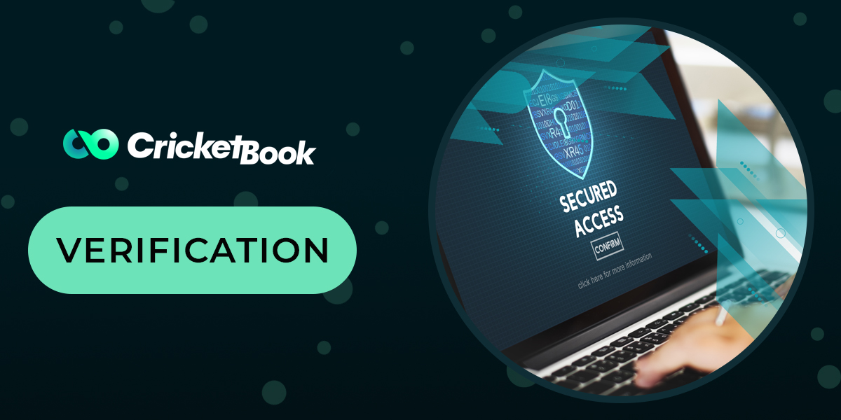 Verification and authentication process on CricketBook website for indian users